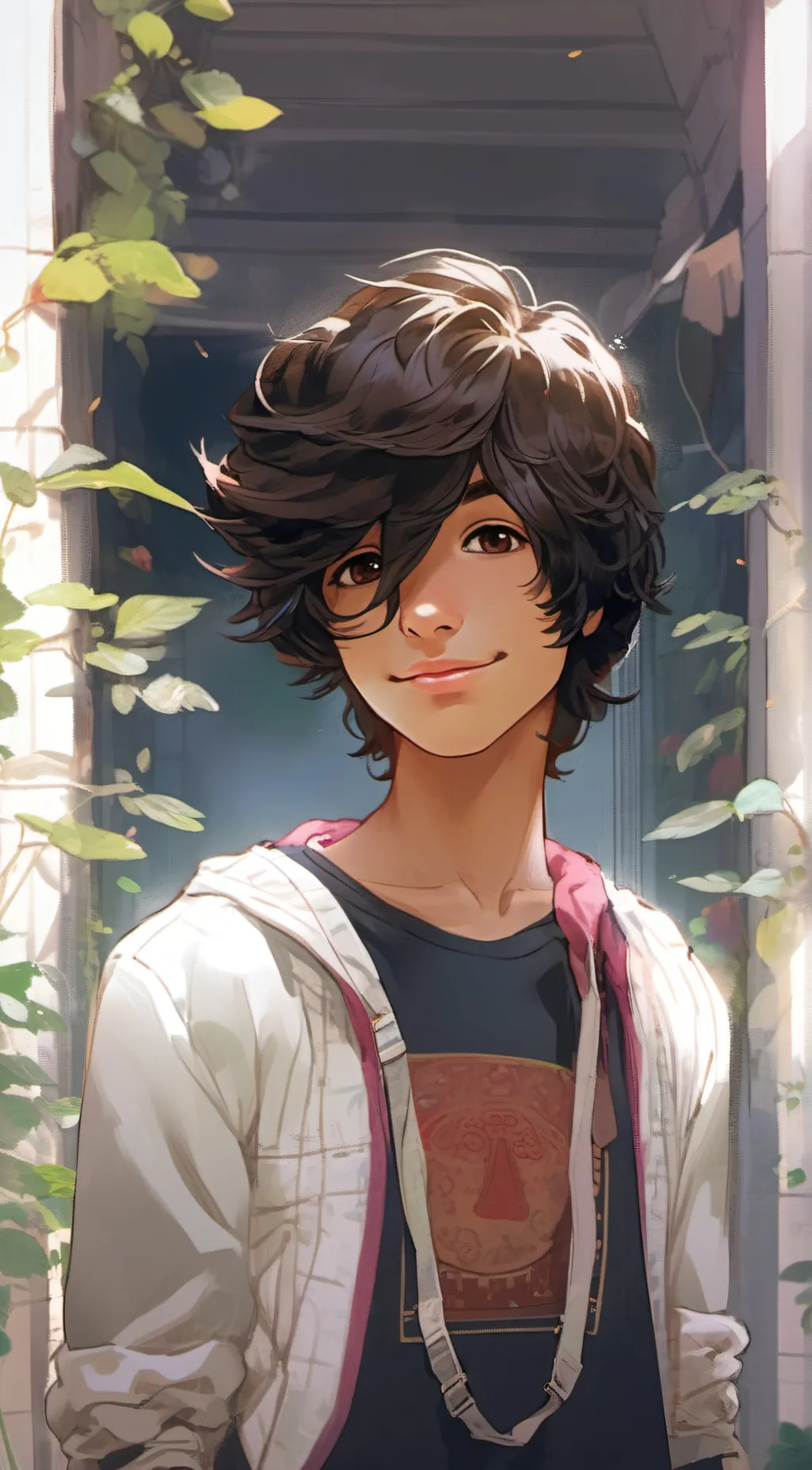 ai character: Cam background