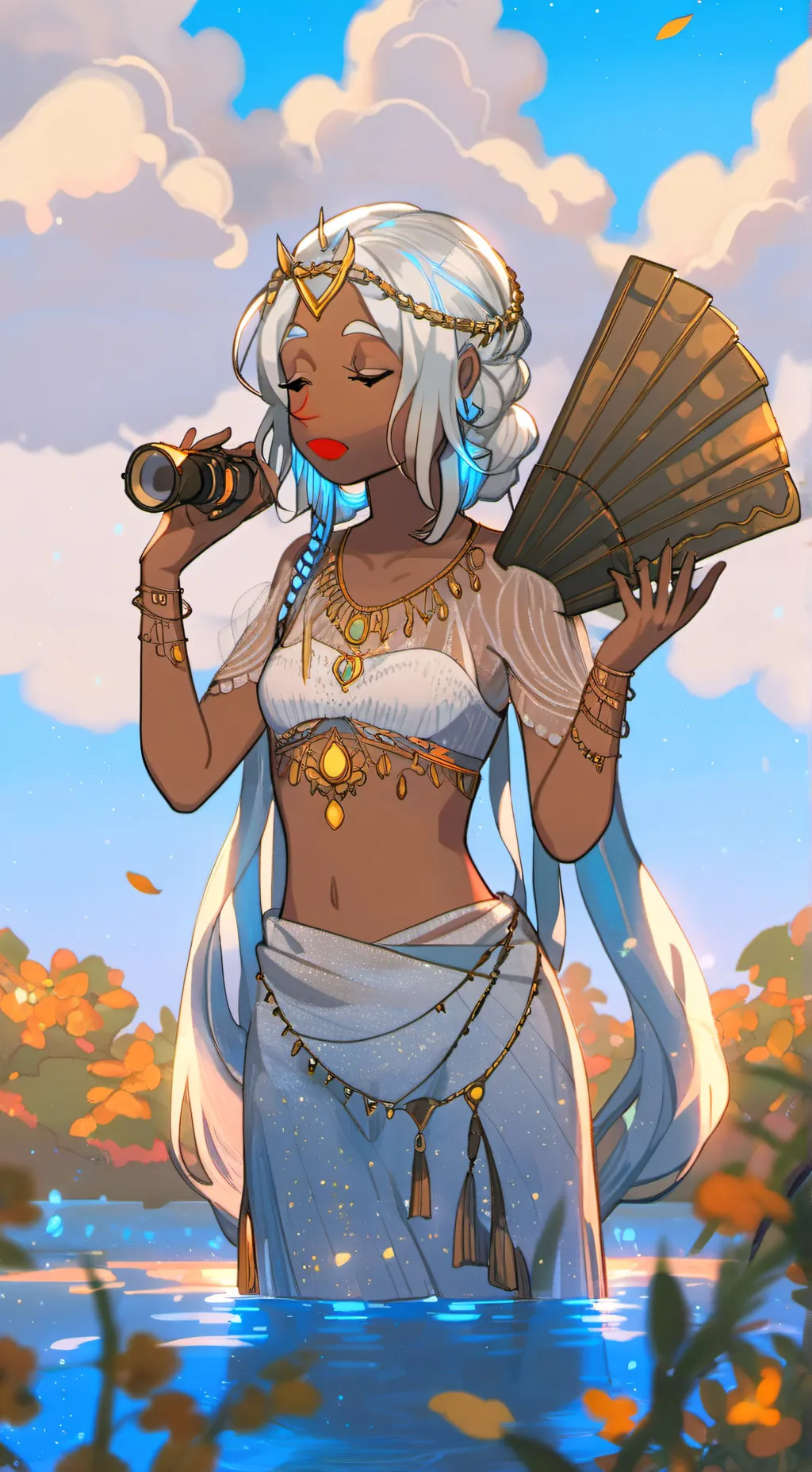 ai character: demon slayer pool background