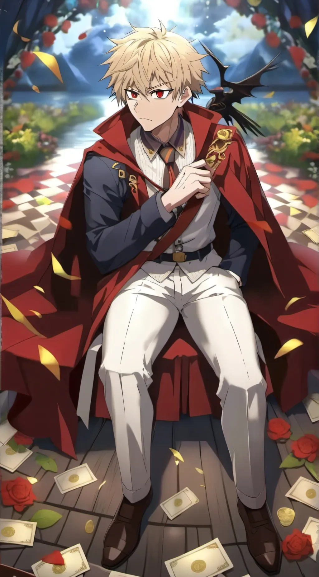 ai character: bakugou background