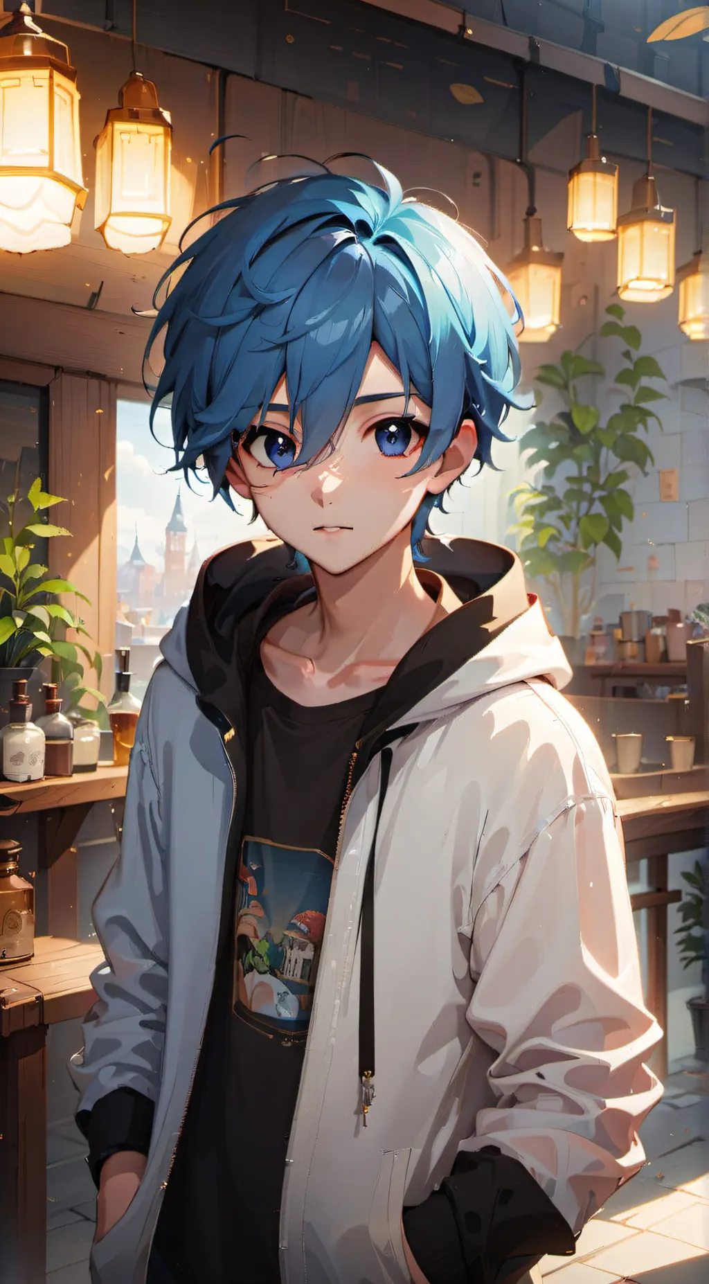 ai character: Alex background