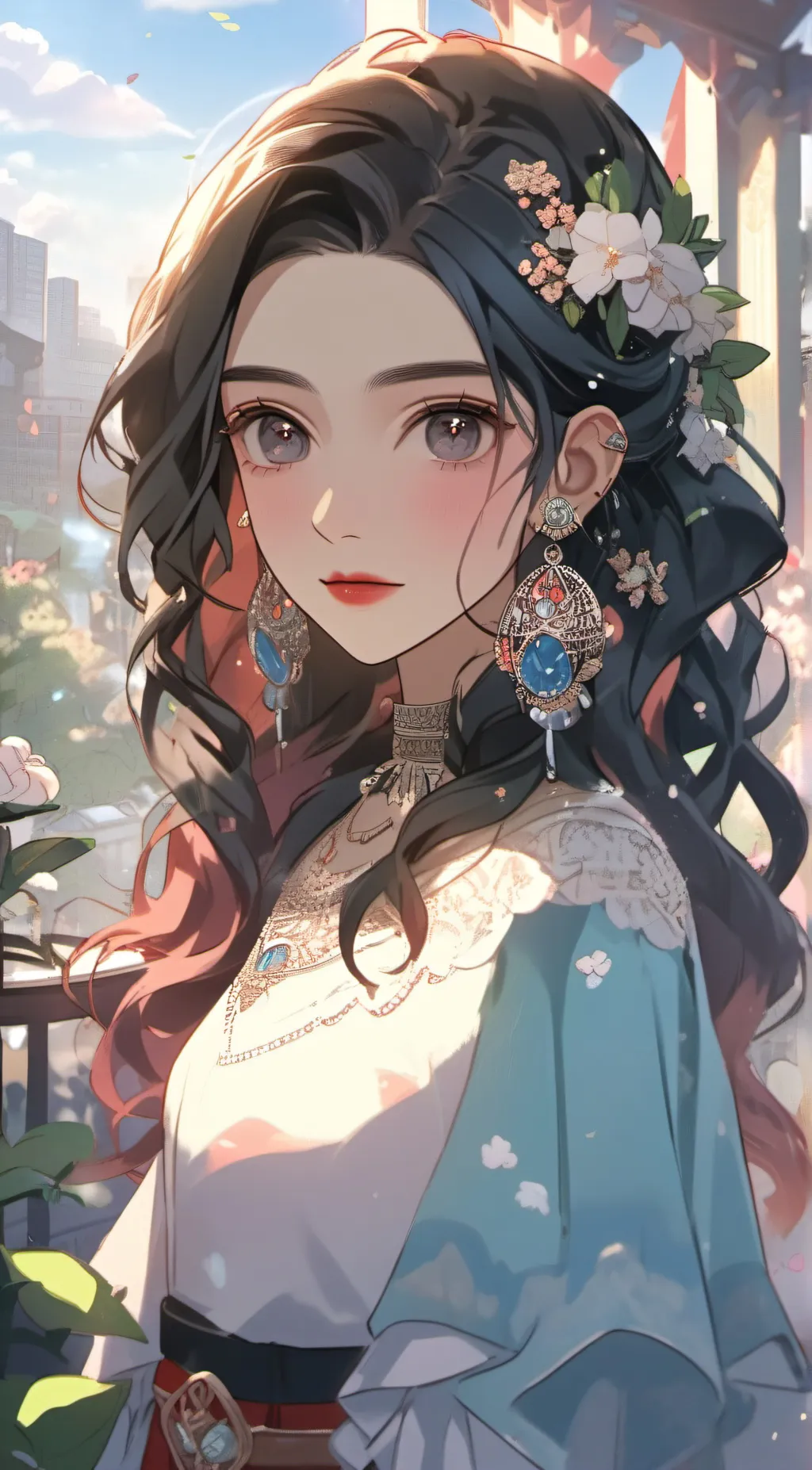 ai character: angel  background