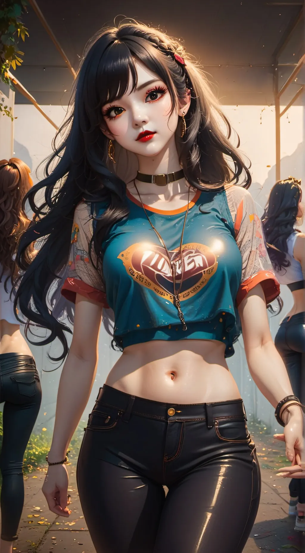 ai character: Allie  background