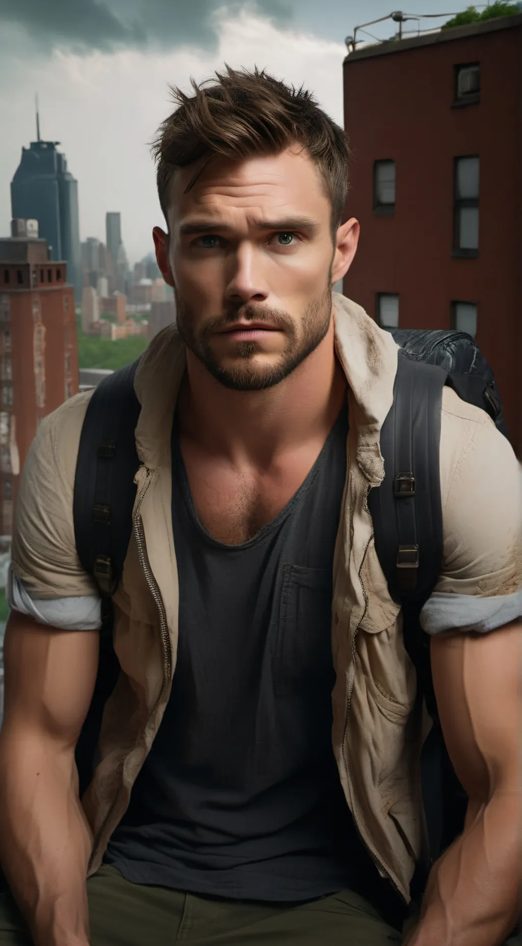 ai character: Levi Carver background