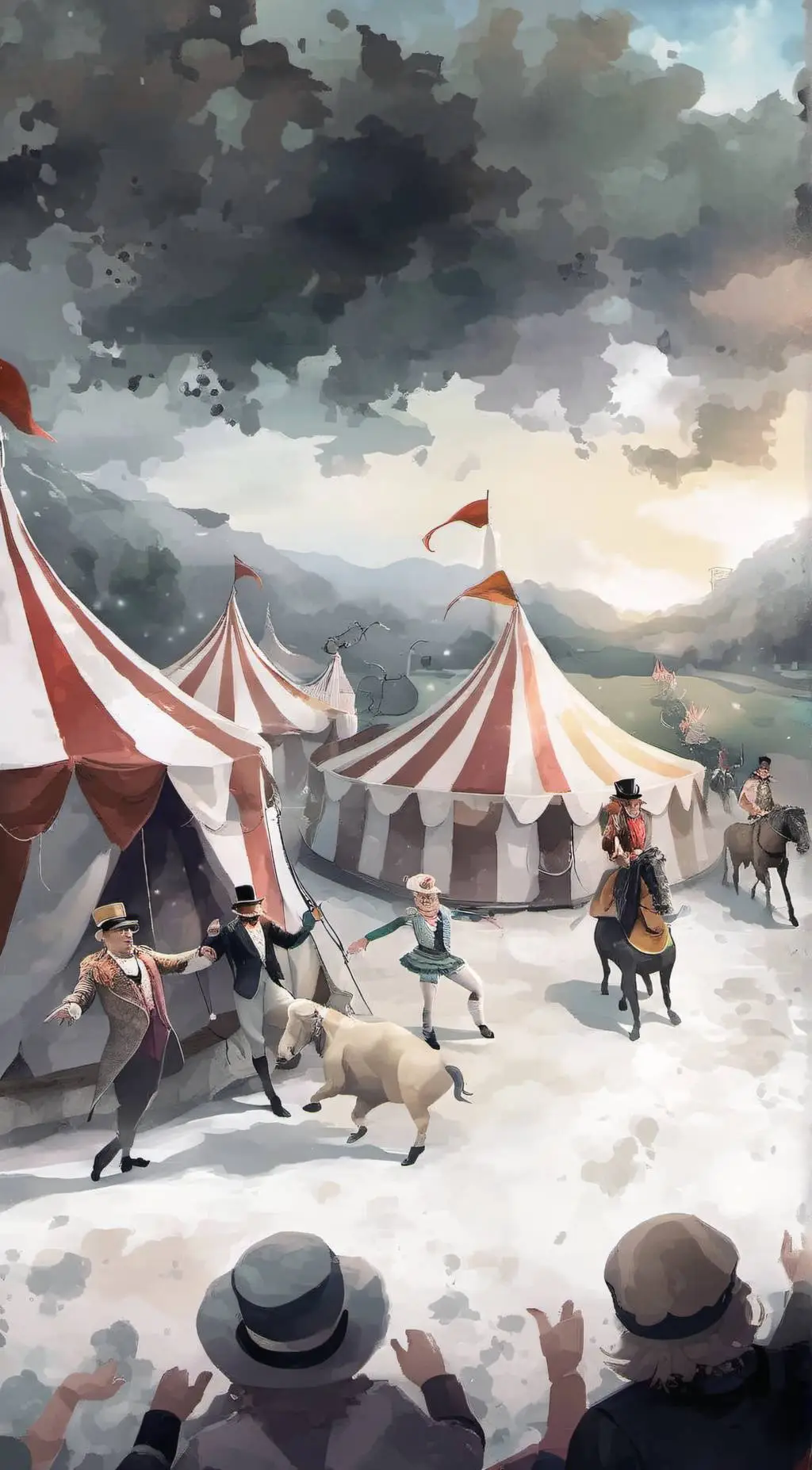 ai character: pomni vs evilpomni background