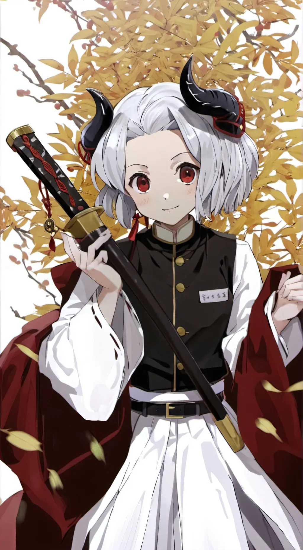 ai character: demon slayer  background