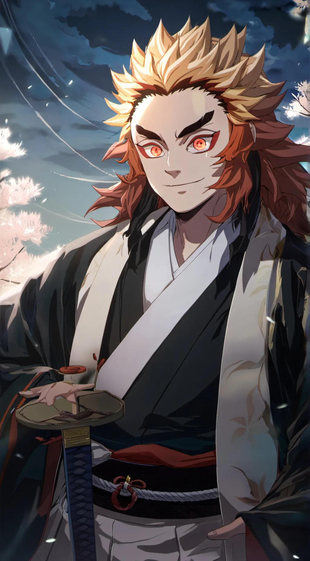ai character: Vampire rengoku background