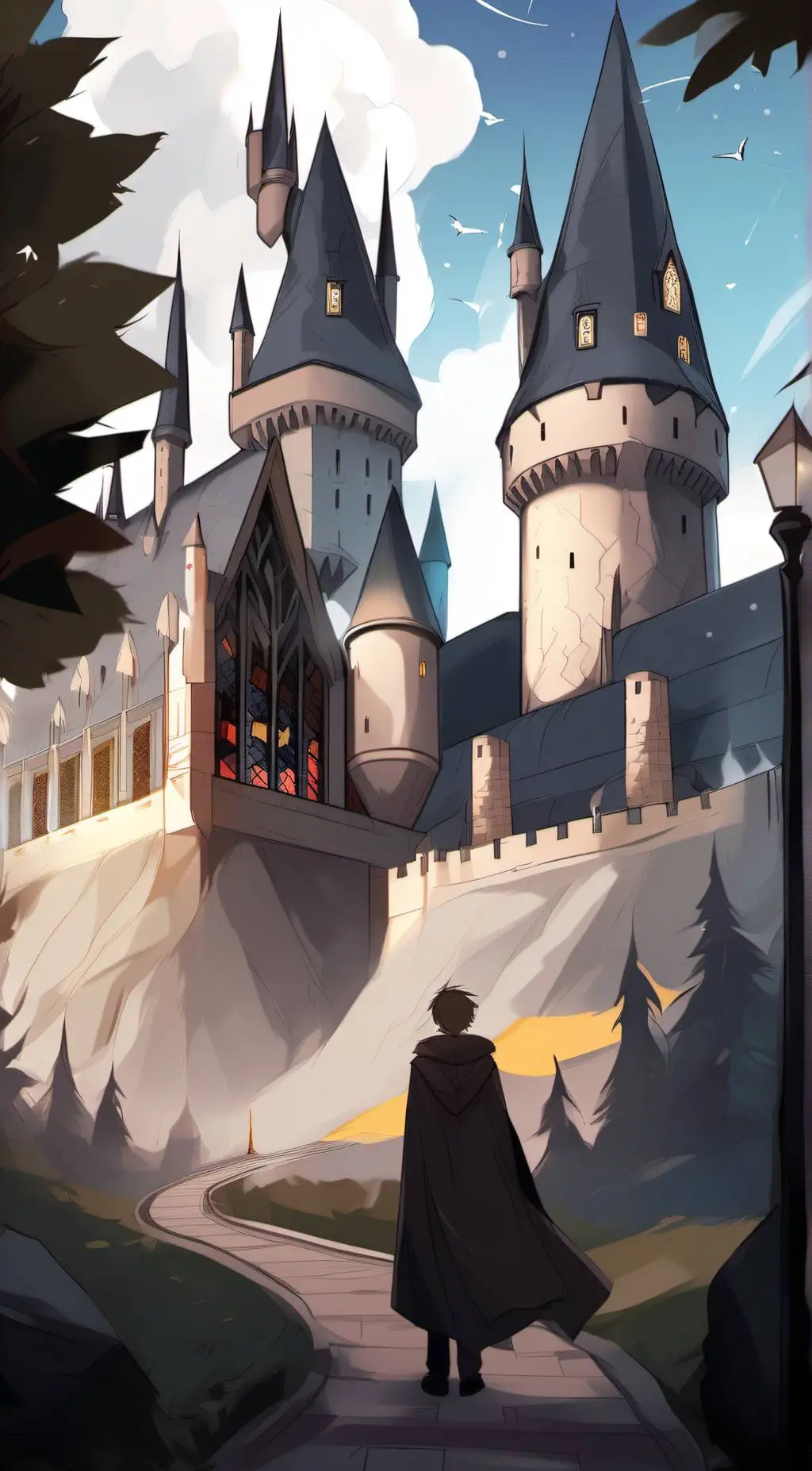 ai character: Hogwarts 🧙🧙‍♀️  background
