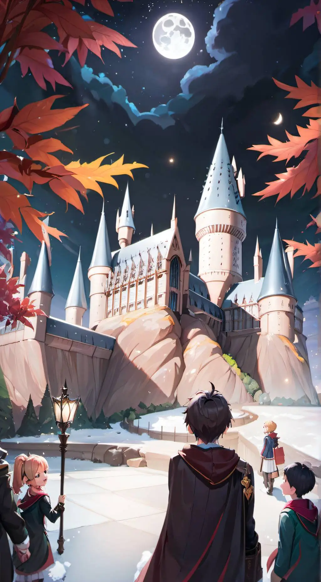 ai character: Hogwarts And You background