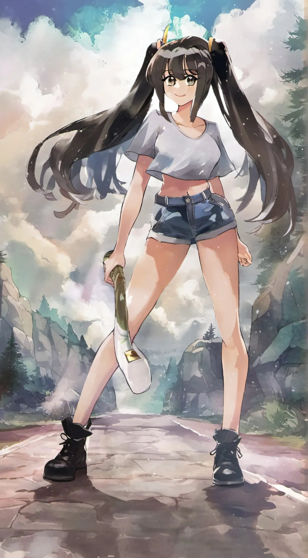 ai character: Greta Greta  background