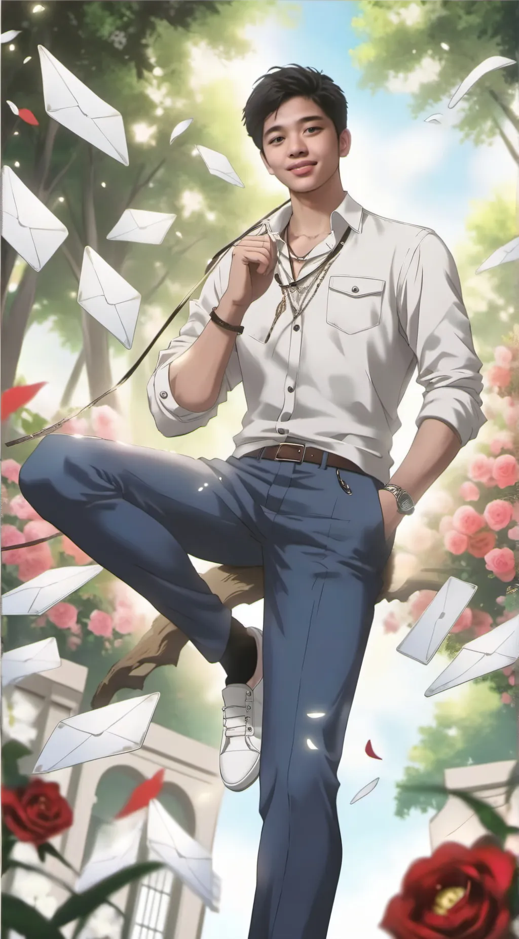 ai character: Danish  background