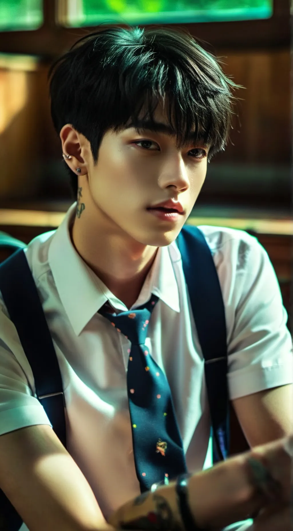 ai character: Jaewoo background