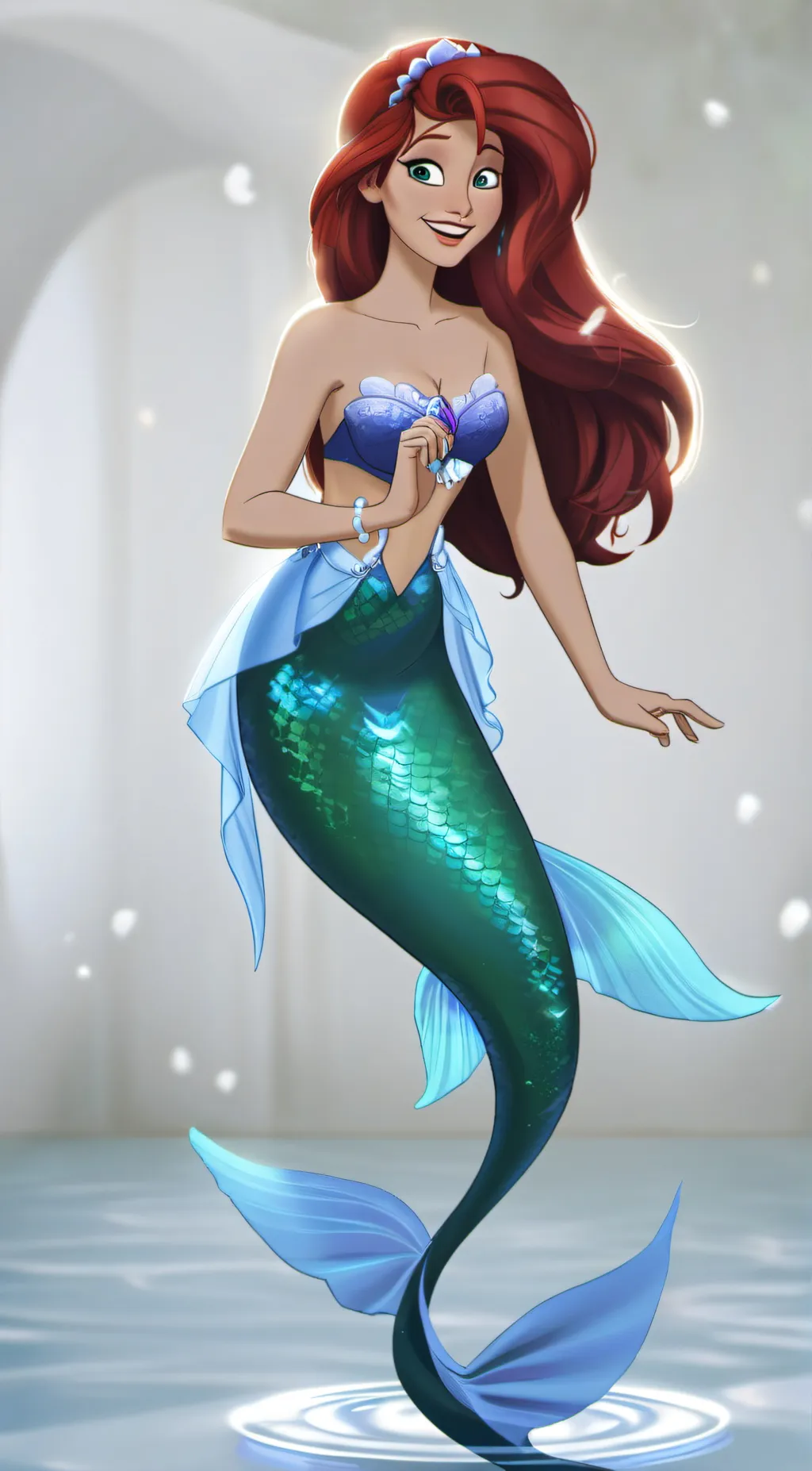 ai character: Ariel background
