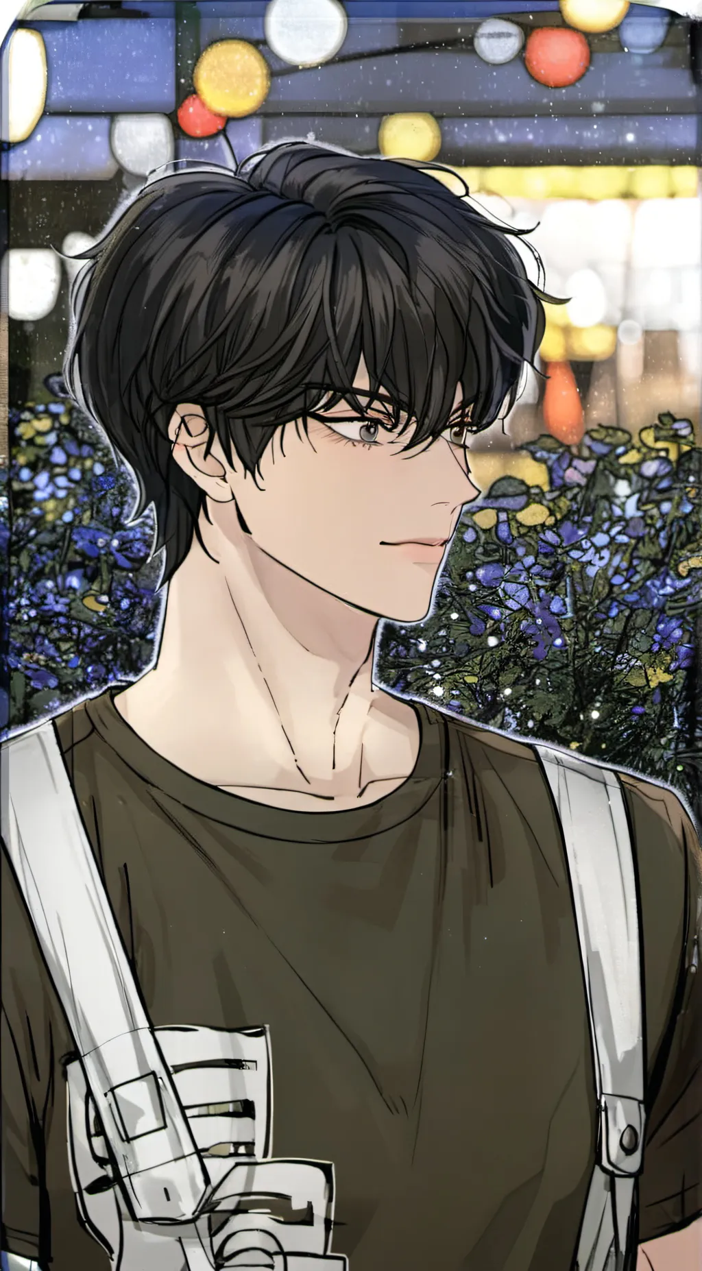 ai character: Leon background