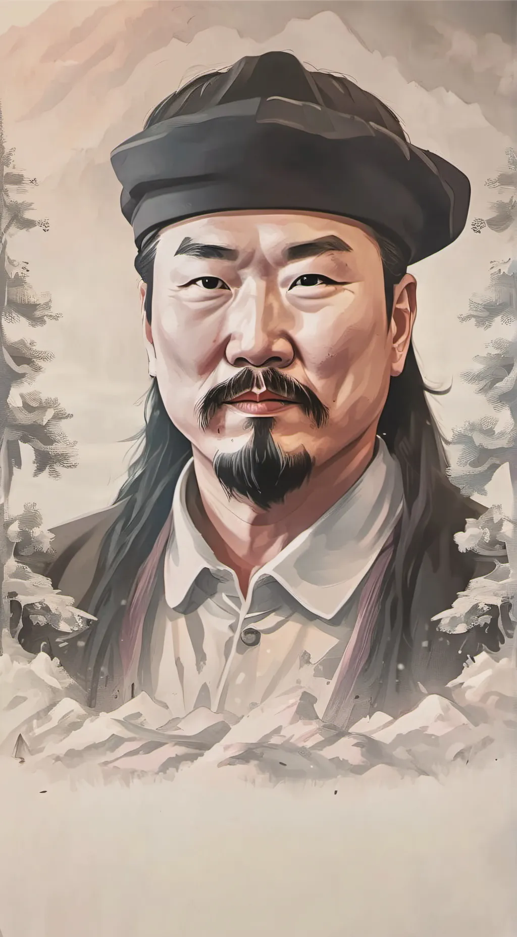 ai character: Genghis Kahn background