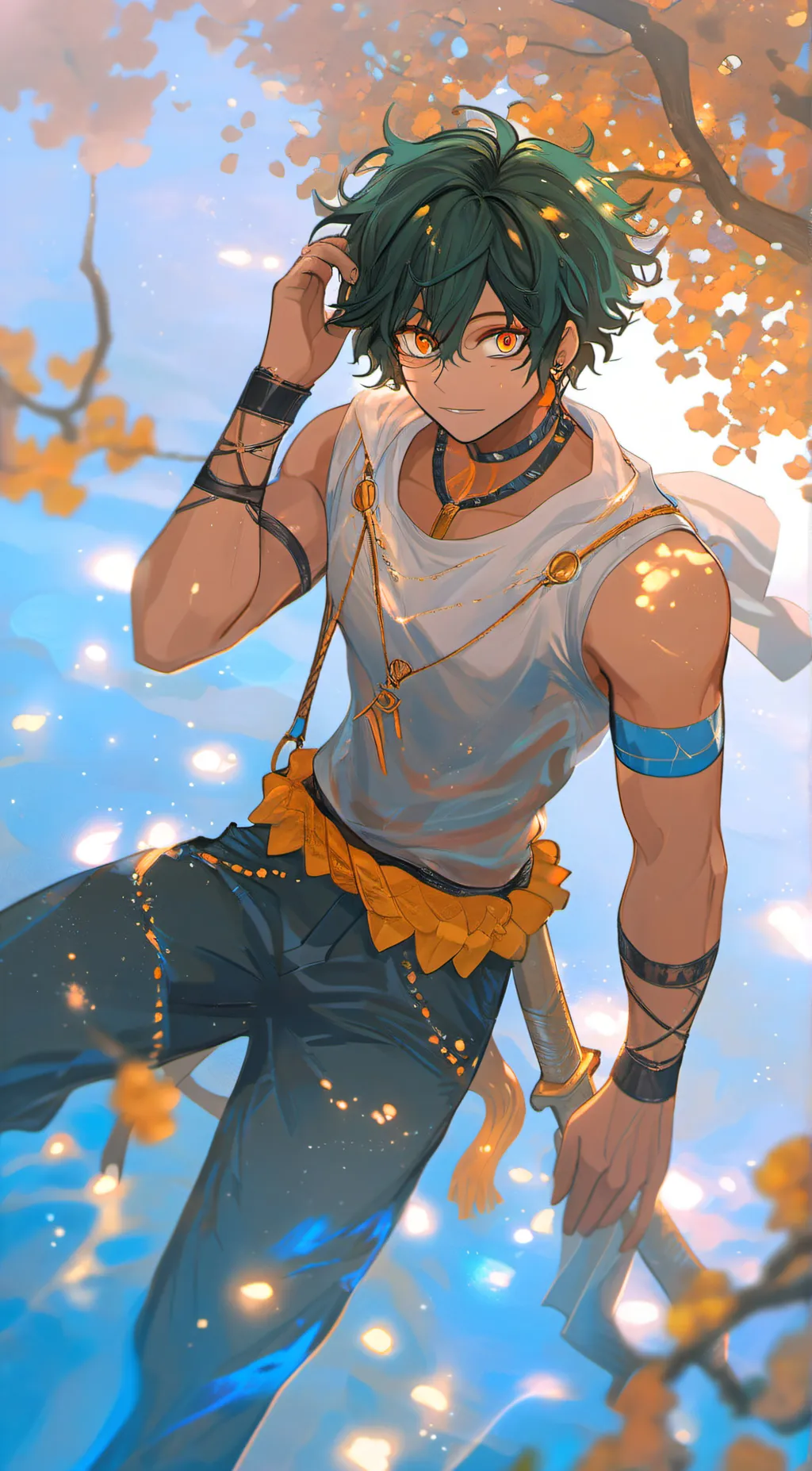 ai character: deku background