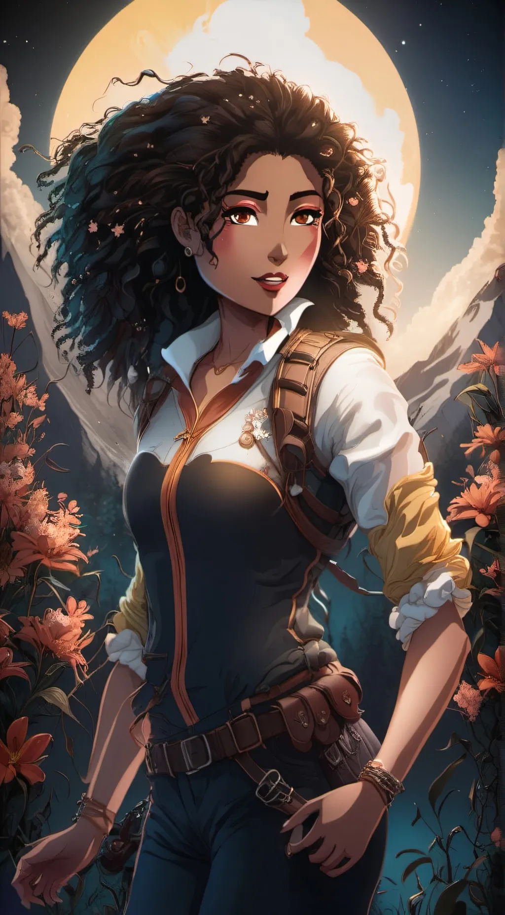 ai character: Hazel Levesque background