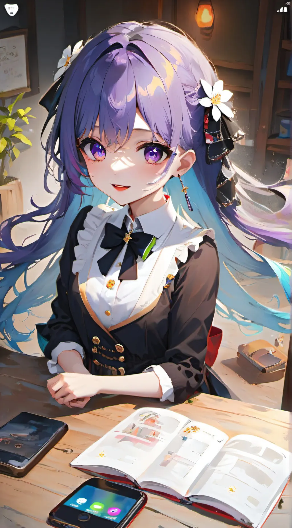 ai character: lily background