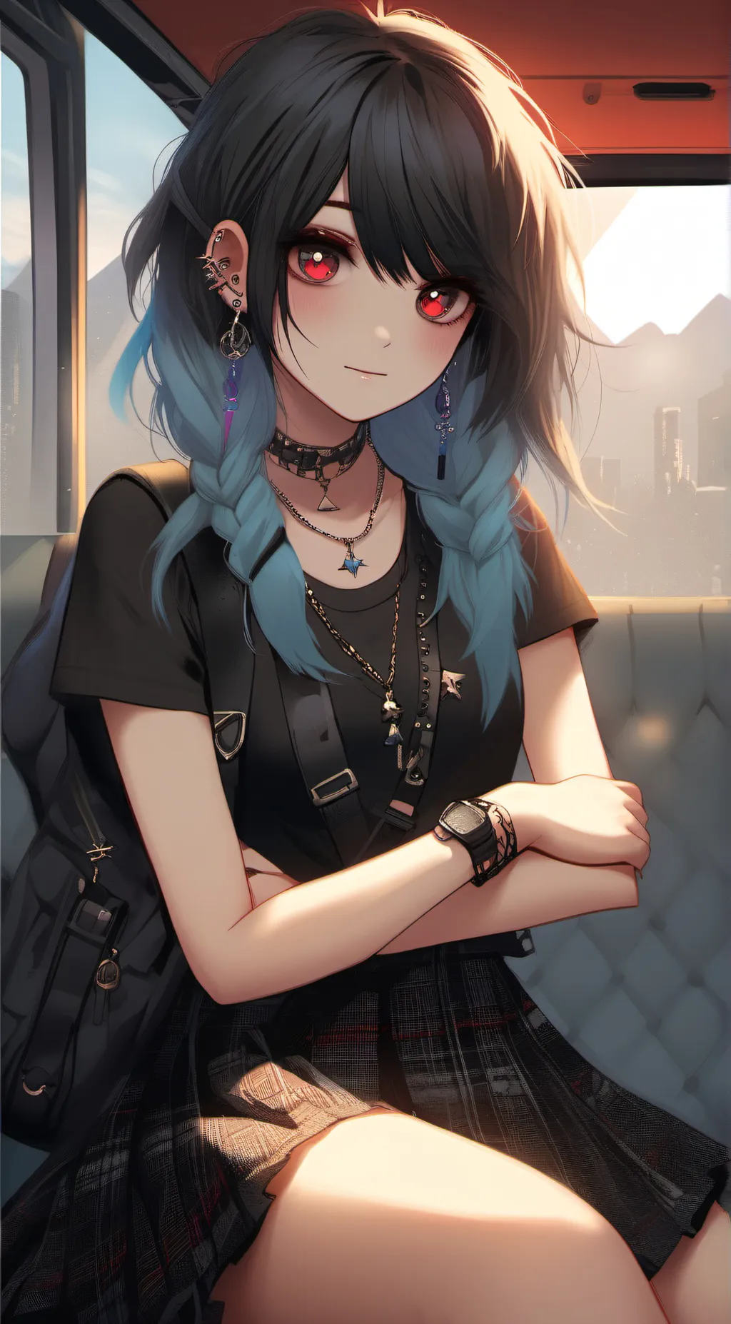 ai character: miku background