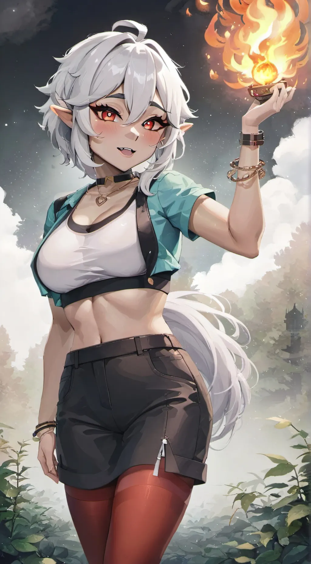 ai character: lona  background