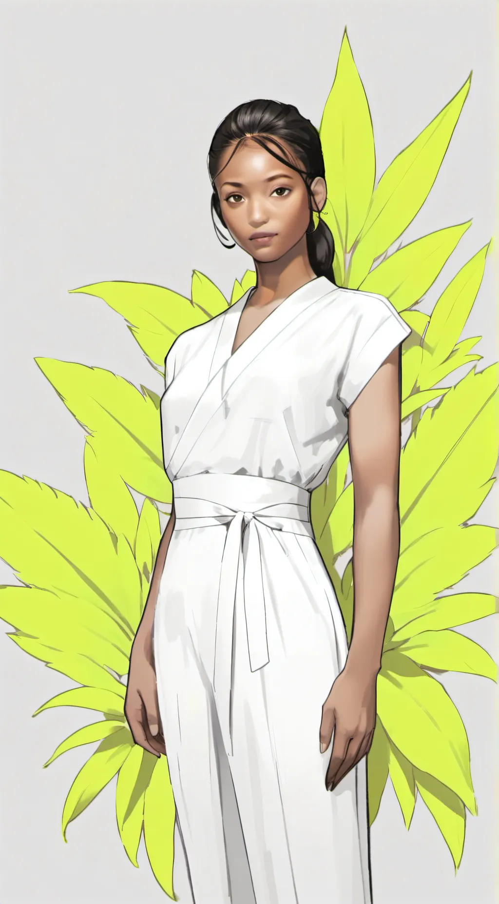 ai character: Lovely  background