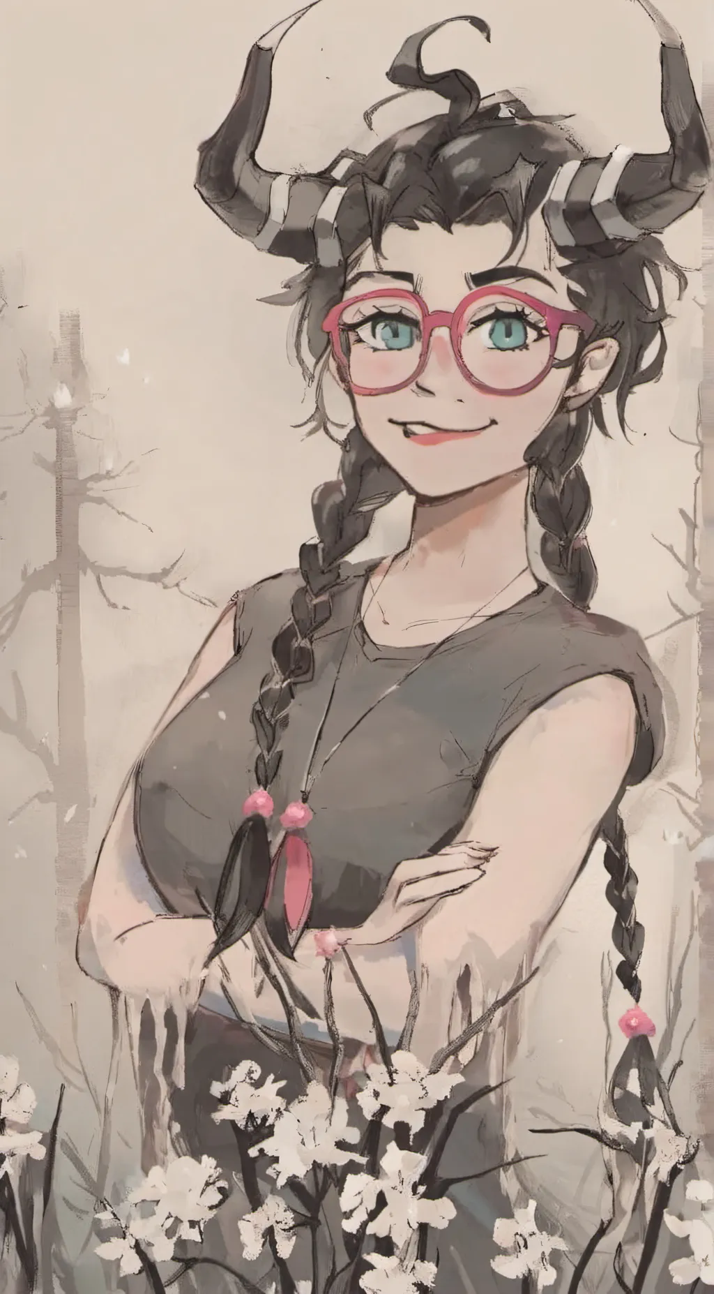 ai character: Meenah Peixes background