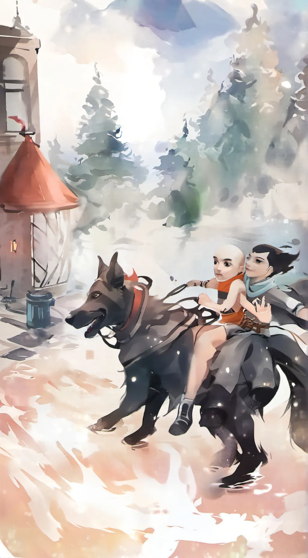 ai character: welcome to inkplay background