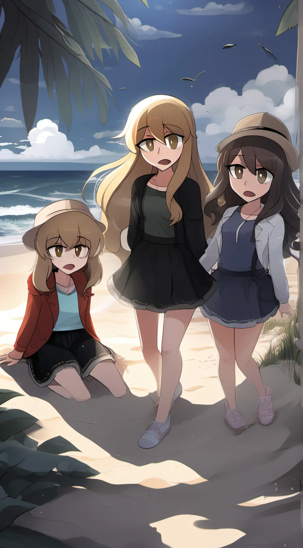 ai character: Wendy bebe and mia background