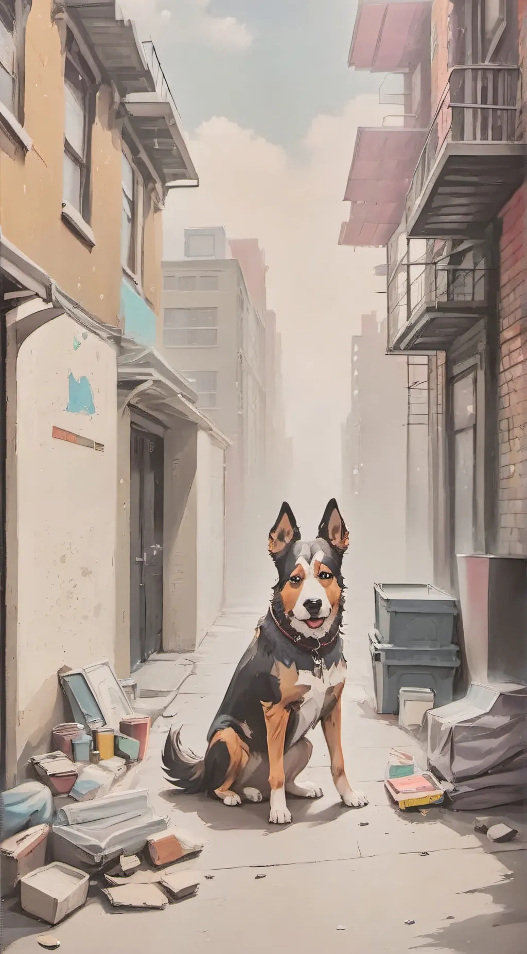 ai character: Dog Transformation background