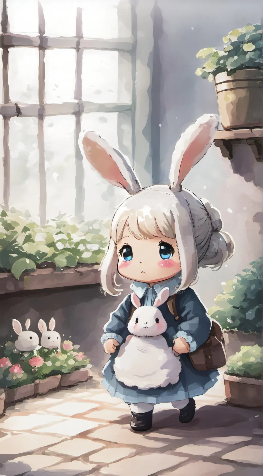ai character: Cinnamonroll background