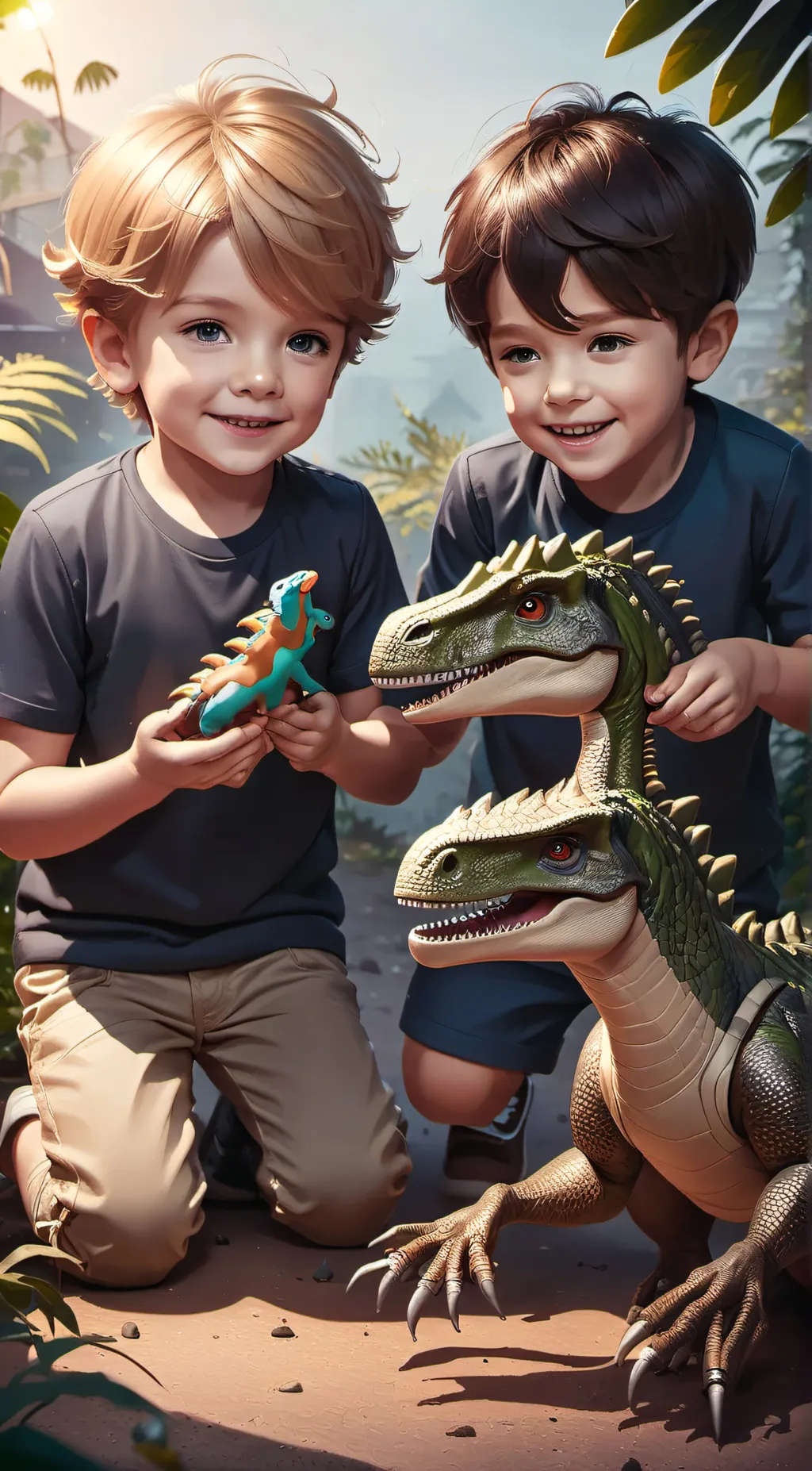 ai character: Jon & Jay (twins) background