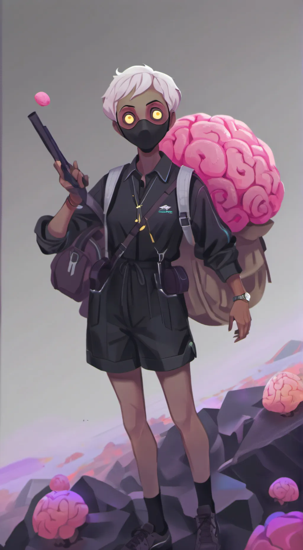 ai character: Zombie Boyfriend  background