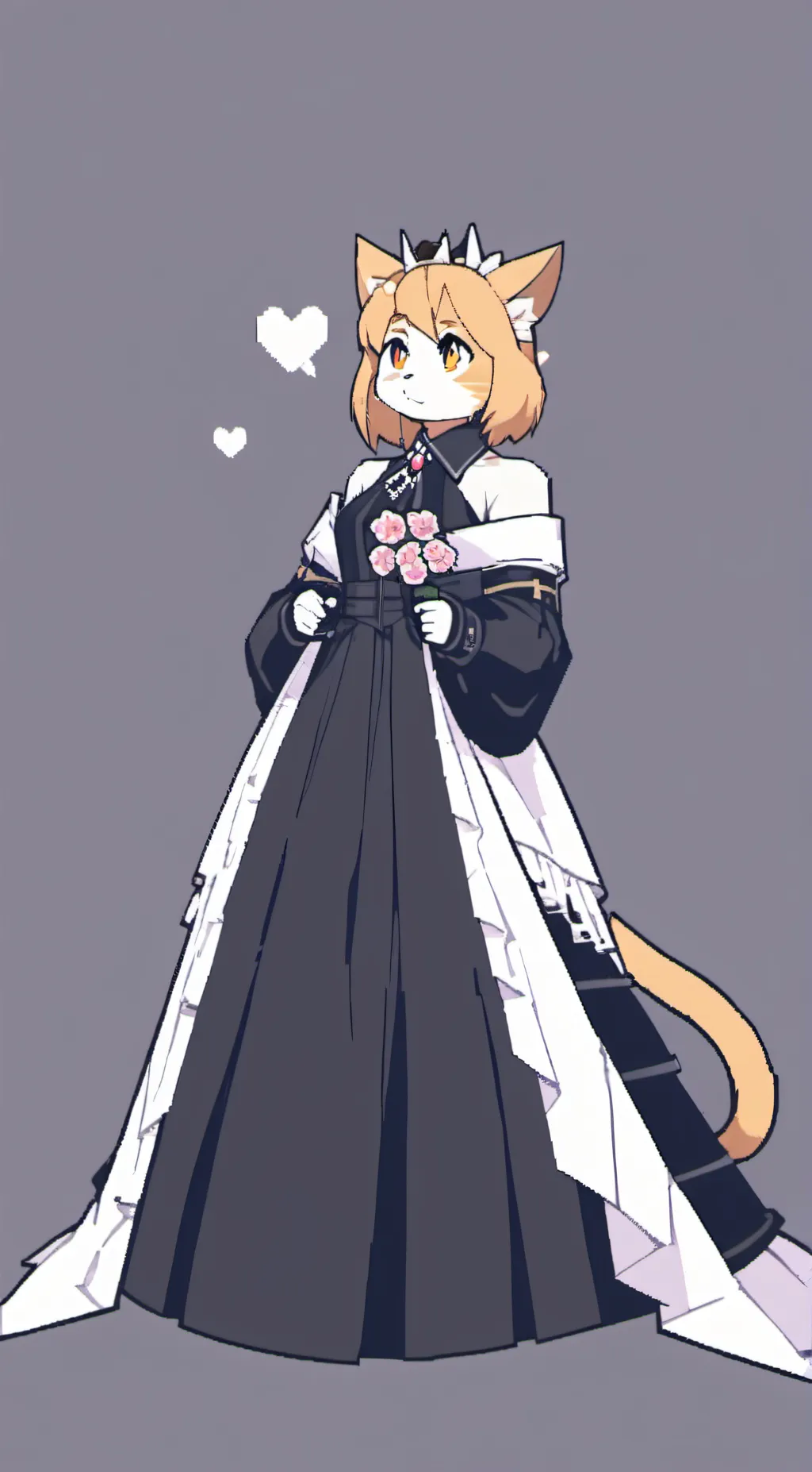 ai character: catte  background