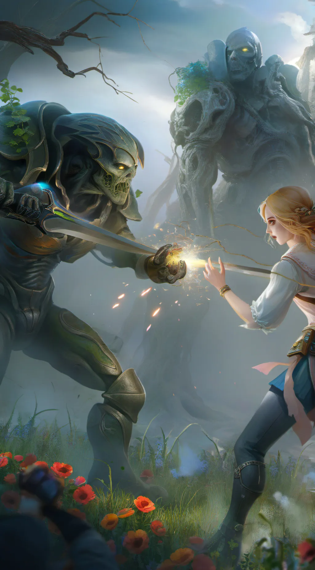 ai character: pvz background