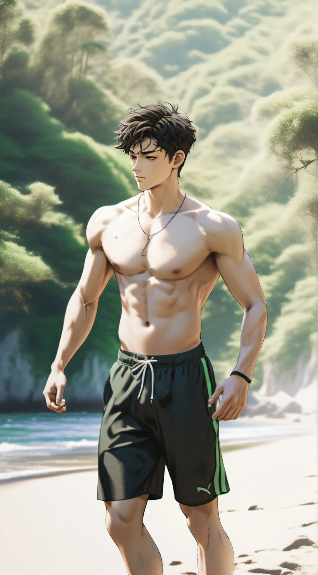 ai character: Lucas  background