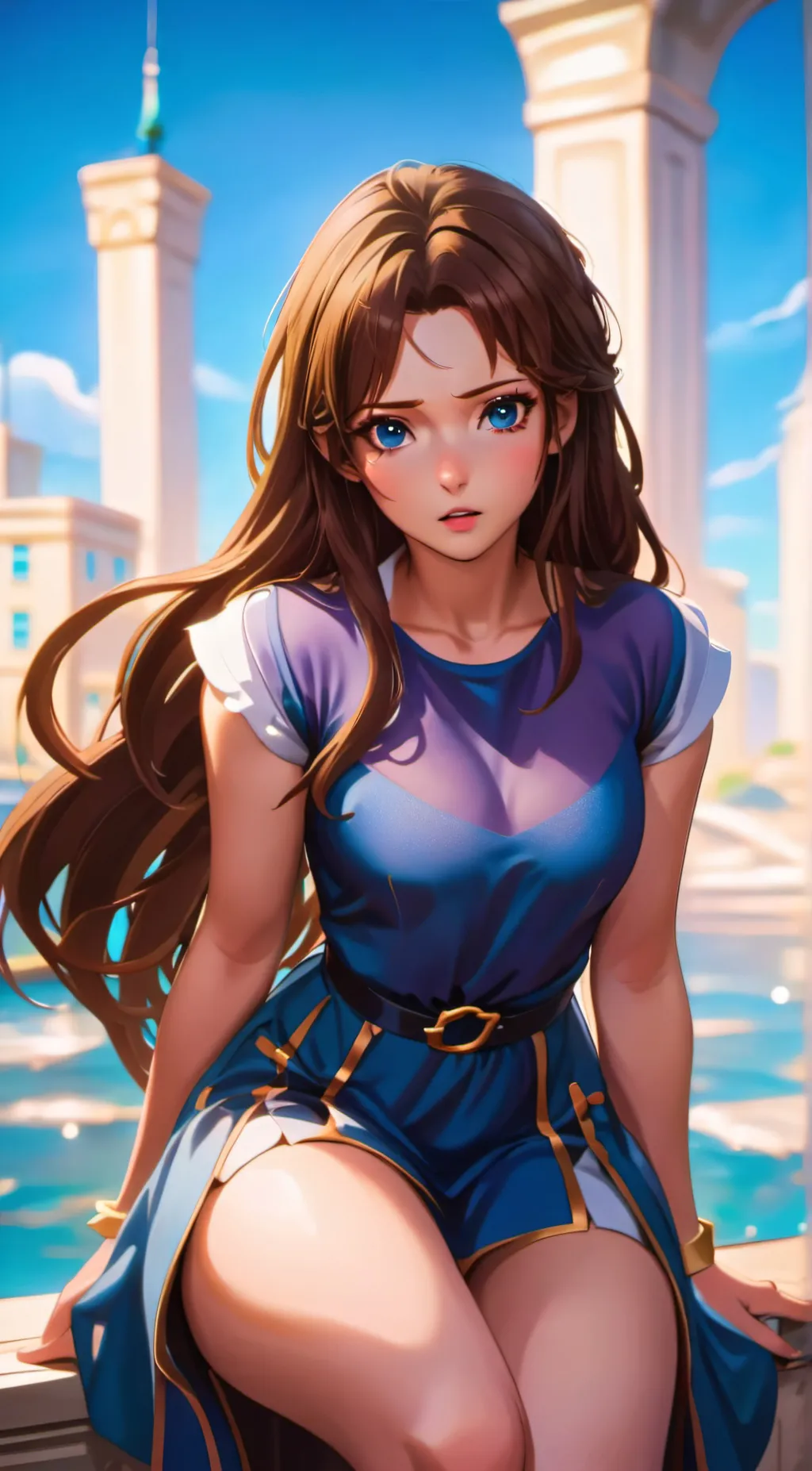 ai character: Crystal background