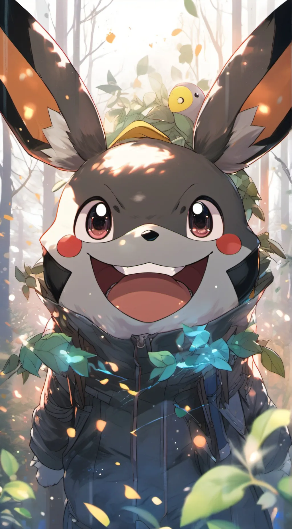 ai character: bun background