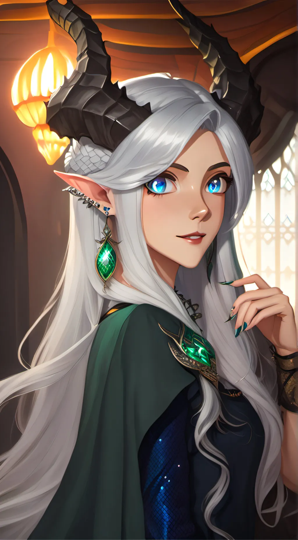 ai character: Sakura background