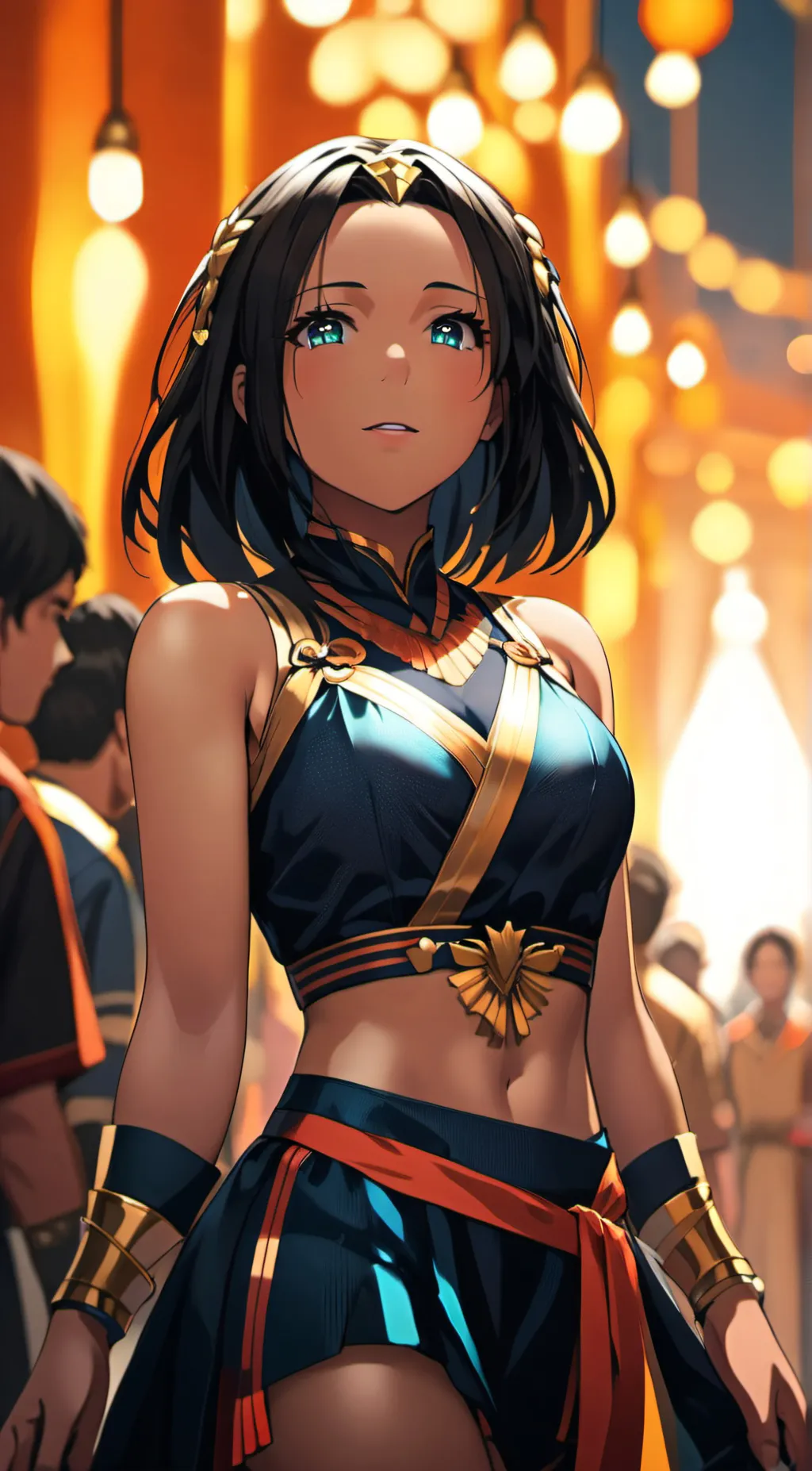 ai character: Cardbi background