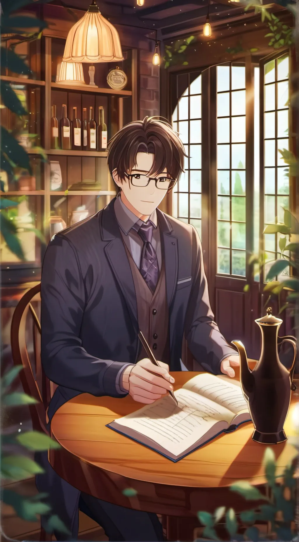 ai character: aleq background