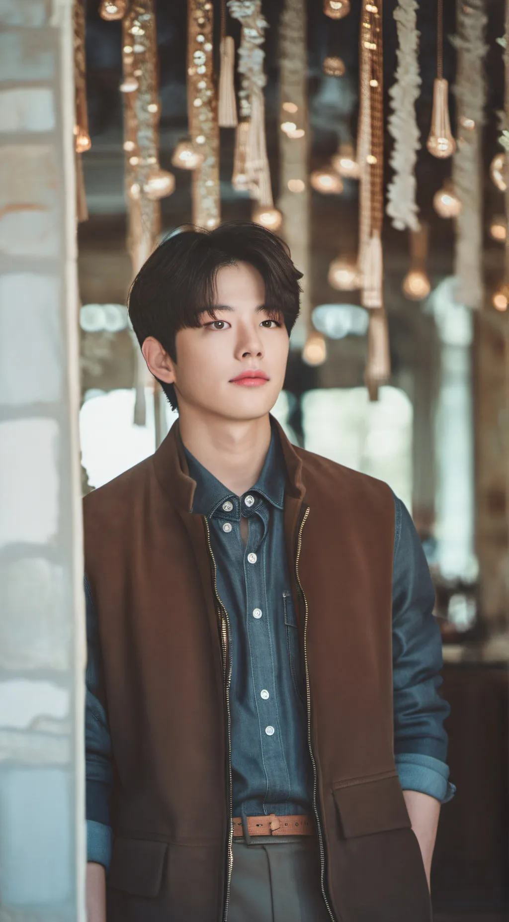 ai character: Seungmin  background