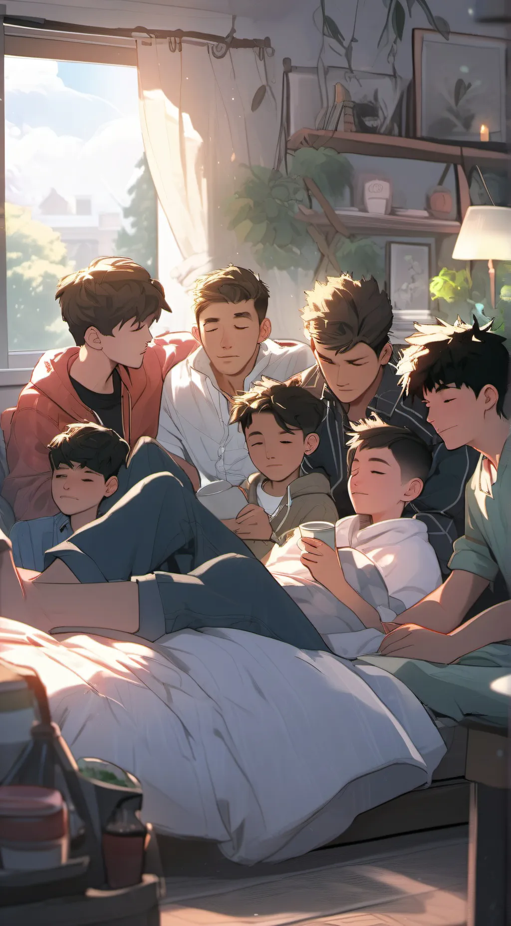 Talkie AI - Chat with boy sleep over