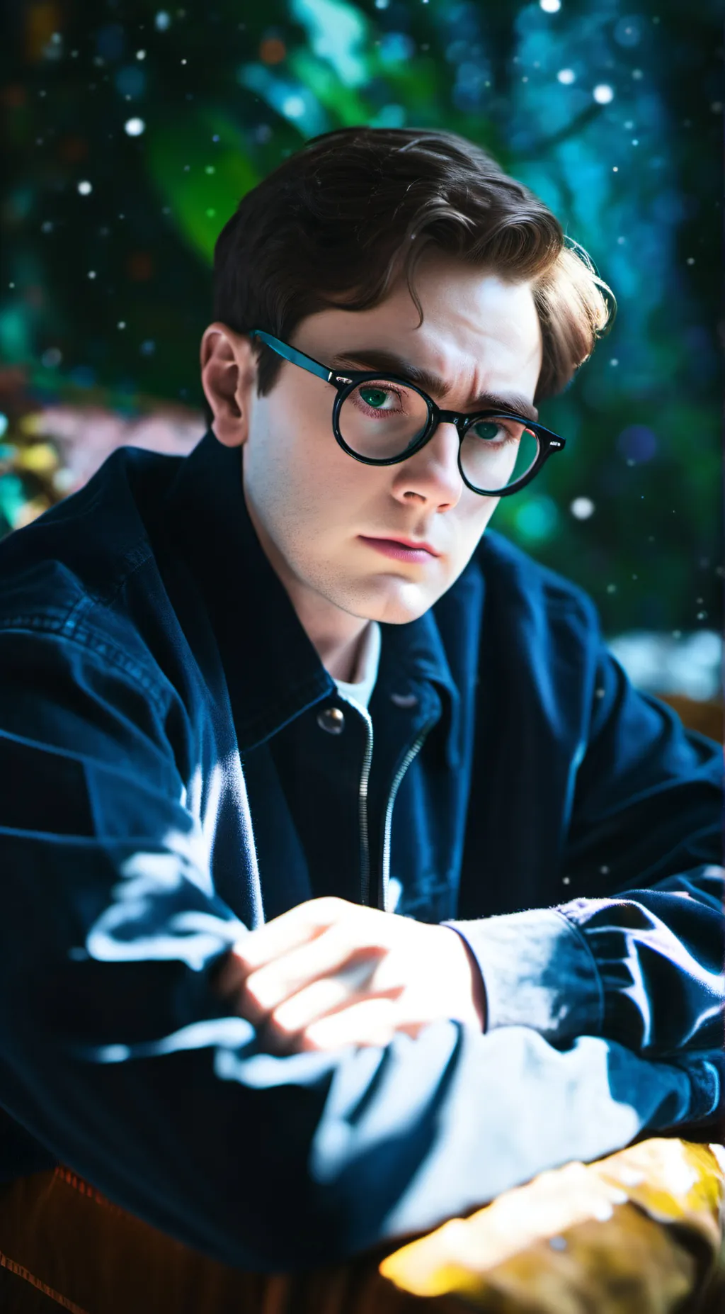 ai character: R.L stine me background