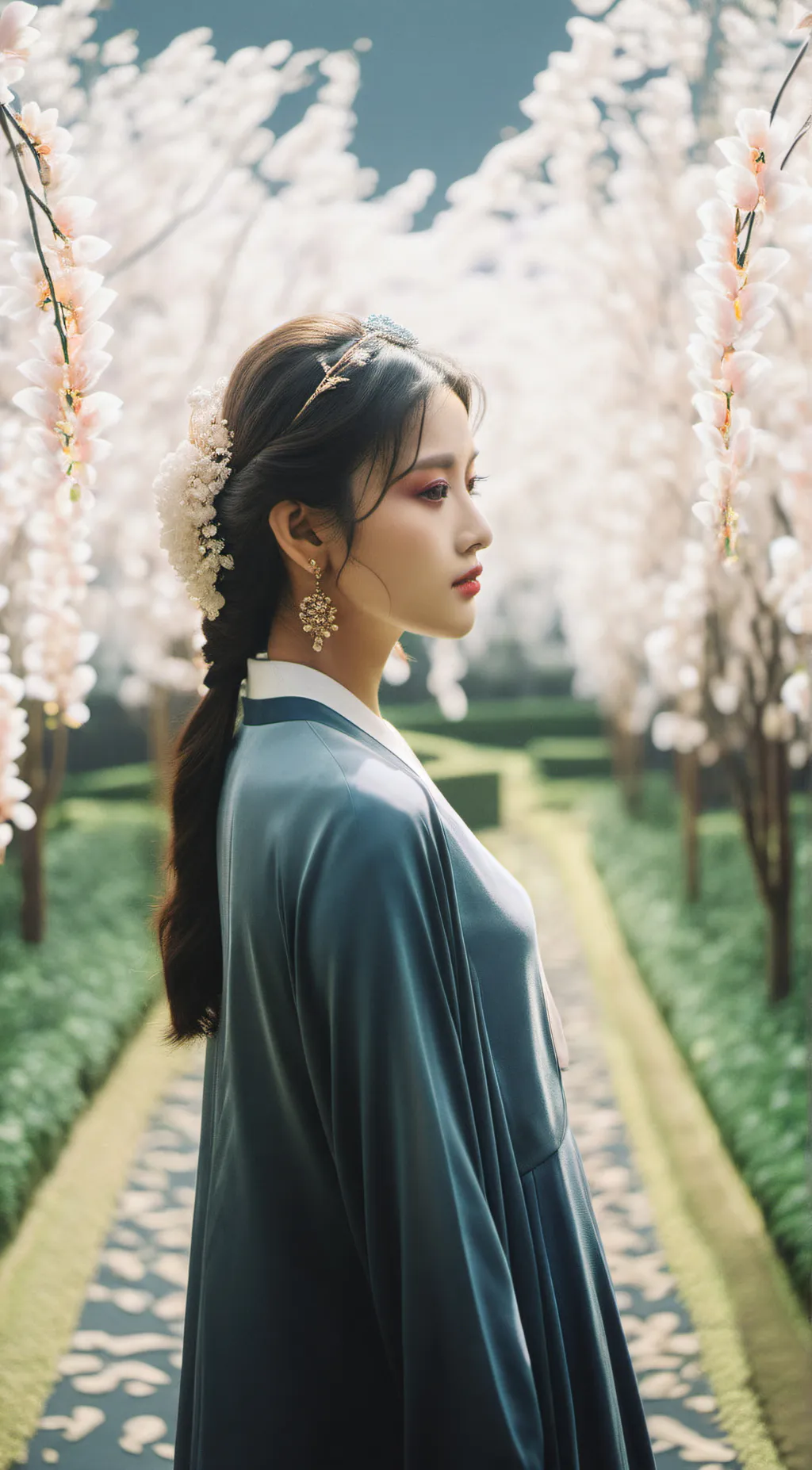 ai character: Cherry background