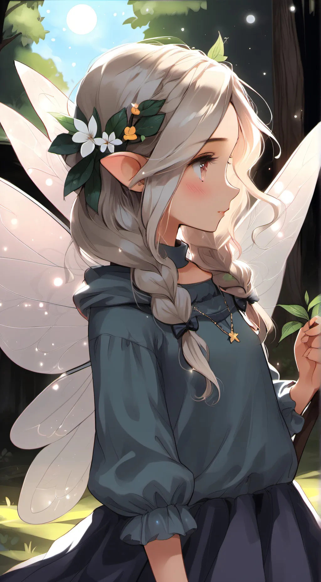 ai character: Izze background