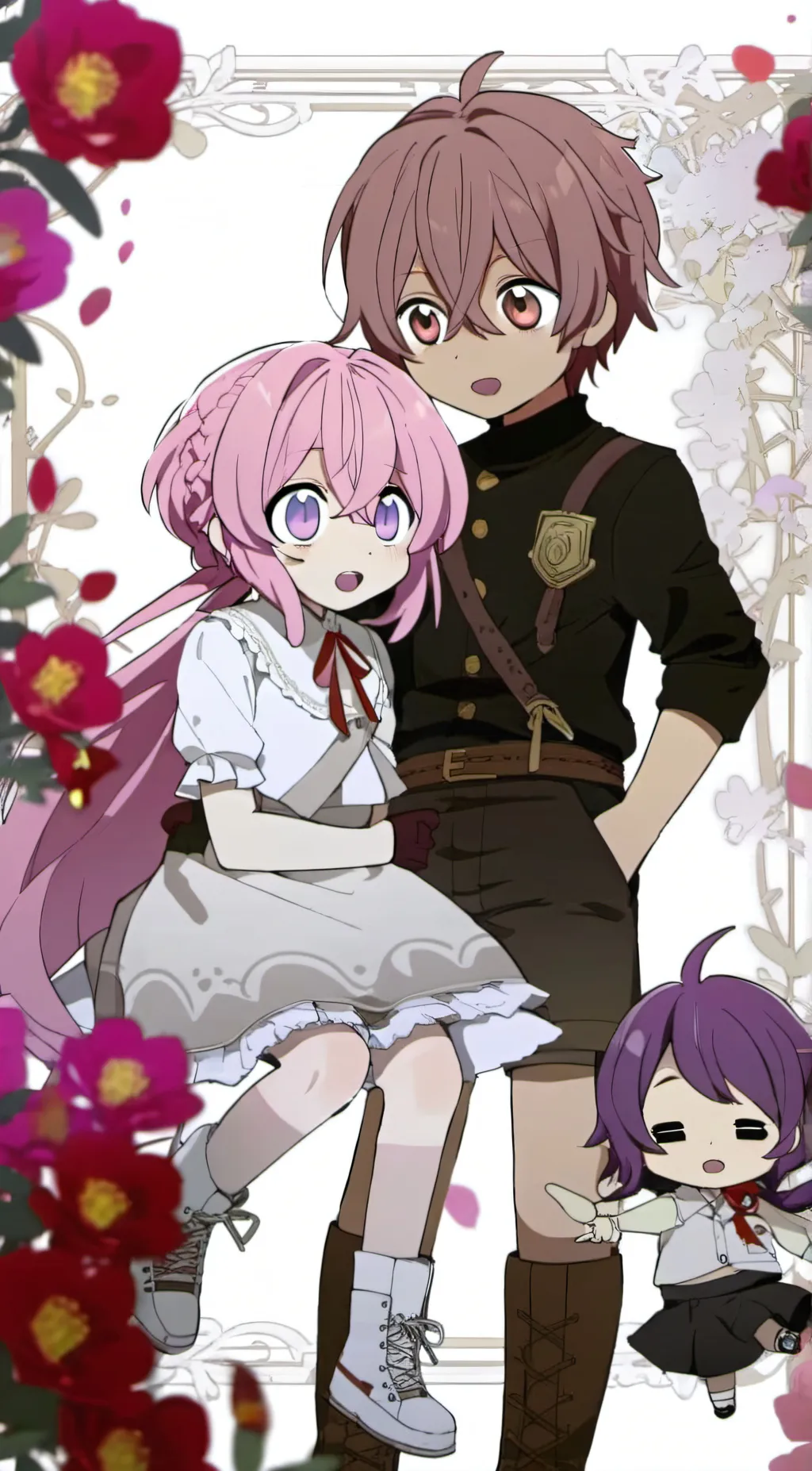 ai character: Aiden and Carly background