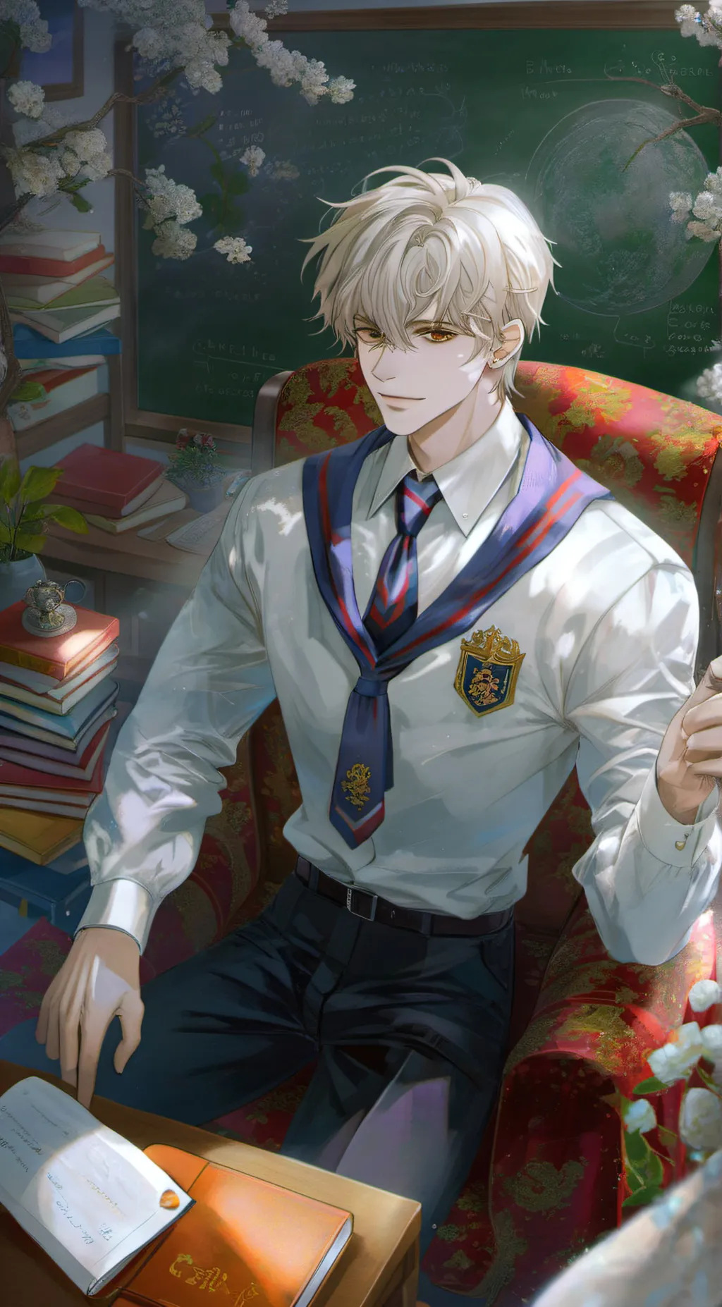 ai character: Vaughn  background