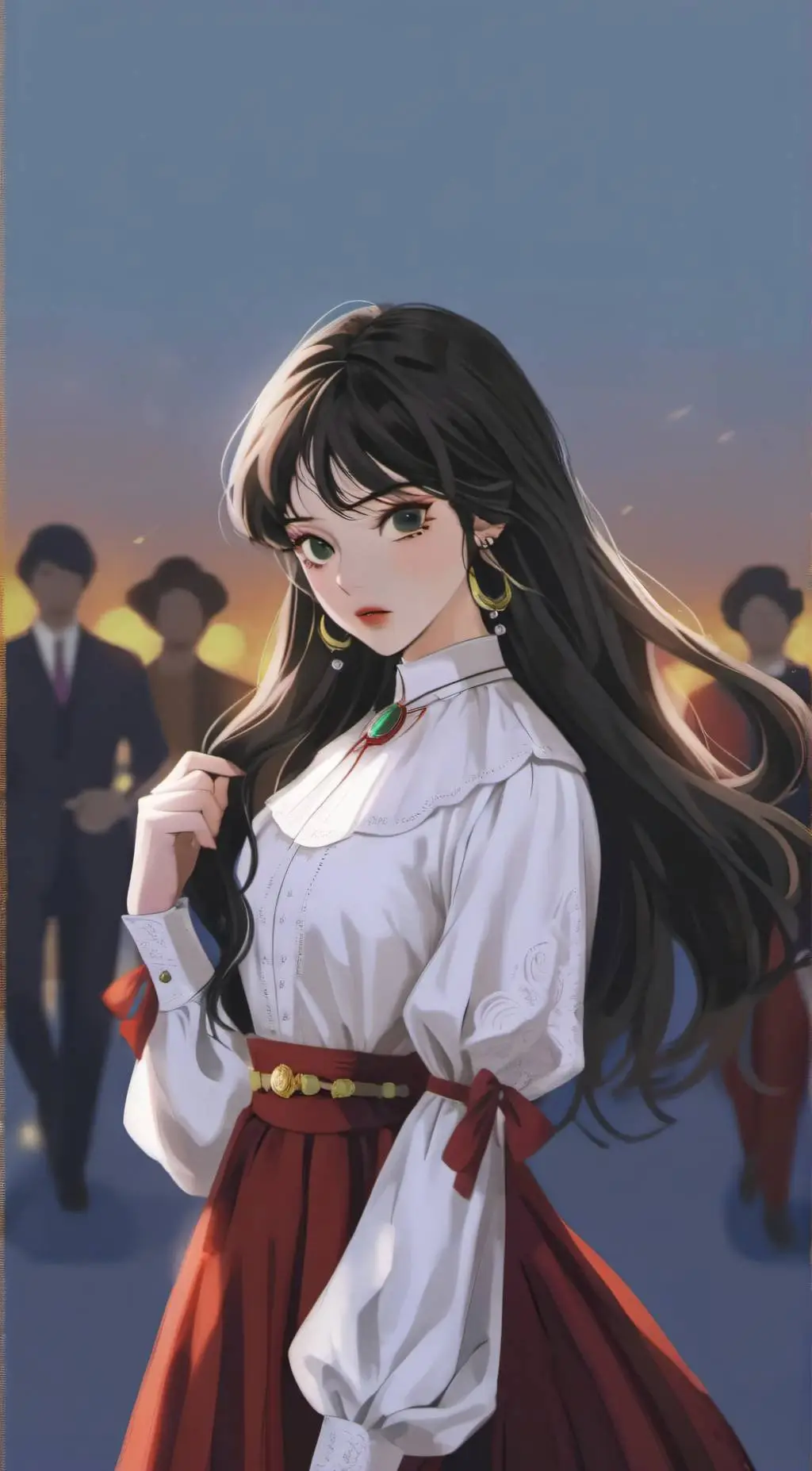 ai character: letizia  background