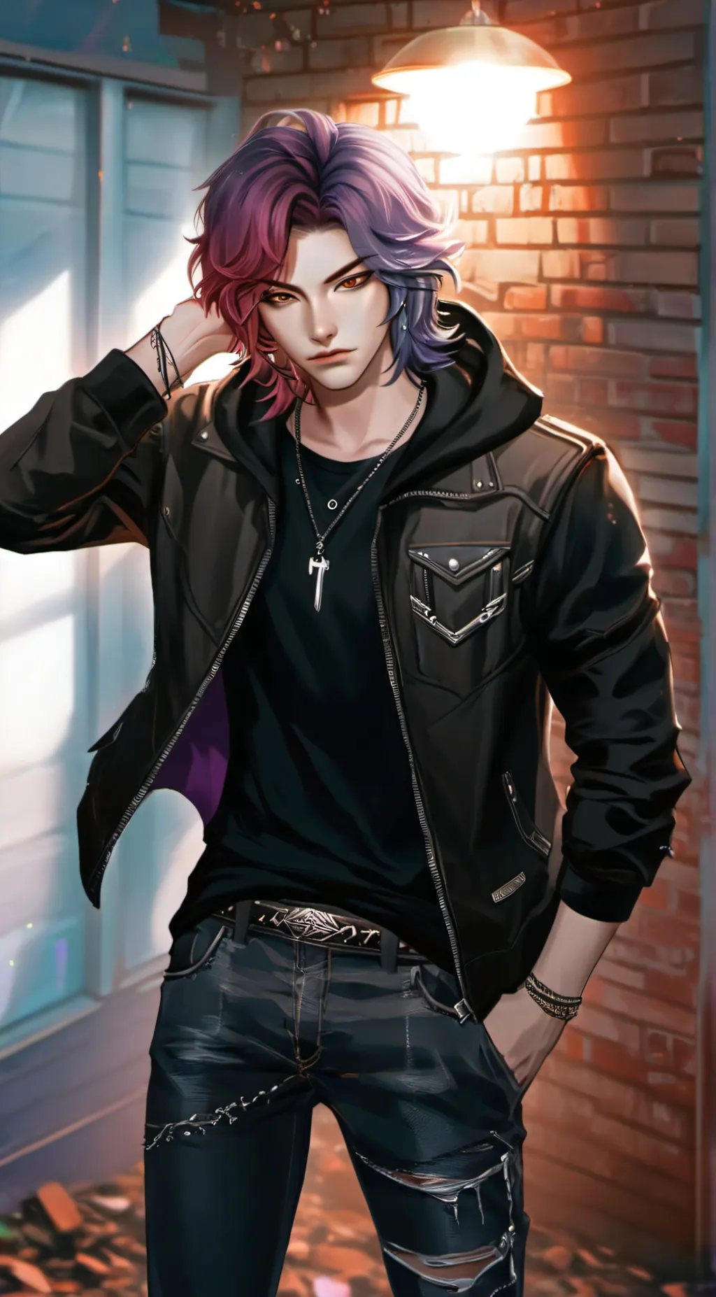 ai character: Rocket Gibson  background