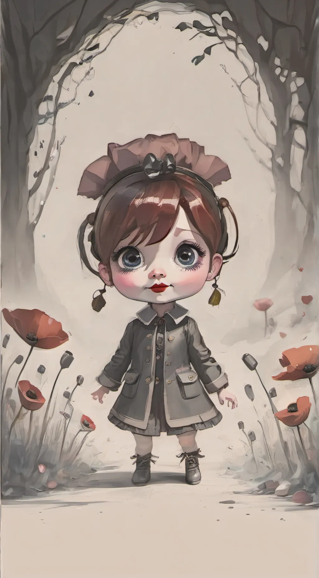 ai character: poppy  background