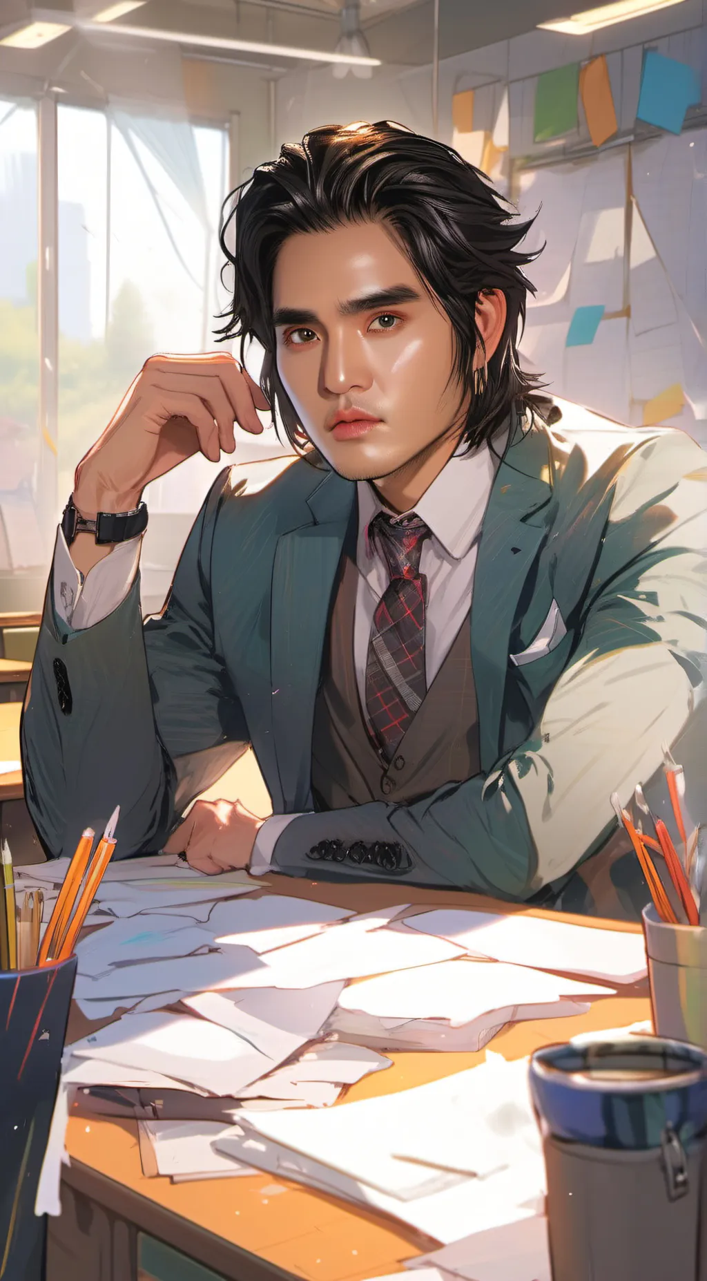 ai character: Pablo background